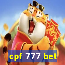 cpf 777 bet